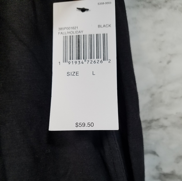 Michael Kors Mens Black Leggings Sz L New 59$ - Picture 2 of 5